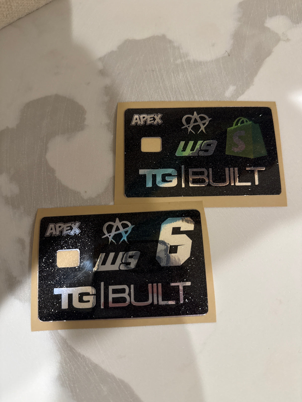 Credit Card Decals