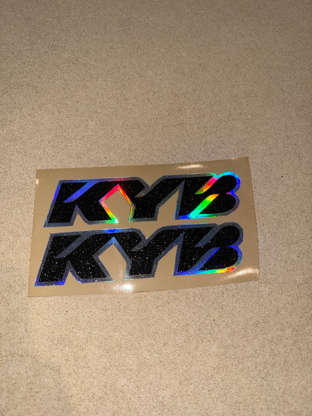 KYB Fork Tube Decals