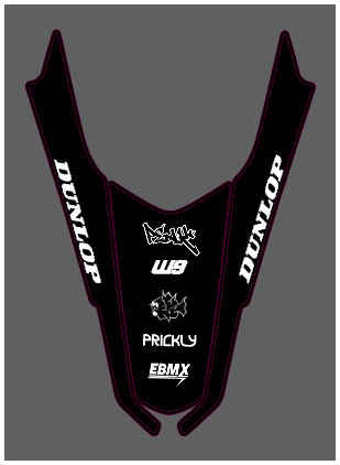 Ultra bee rear fender decal